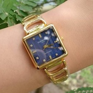 Đồng hồ nữ SUNRISE 9998SA lắc tay mặt vuông kính sapphire chống nước 3ATM