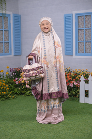 Mothercare Raya Collection Klamby Karelia Prayer Set - Mukena Lebaran Anak Perempuan (Multi)