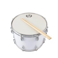 [ammoon]14in Marching Drum with Sticks Shoulder Strap Key for Student Drummer