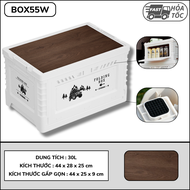 Thùng Bàn Chứa Đồ Mở Rộng Dã Ngoại Dung Tích từ 29L - 70L Gấp Gọn Tiện Lợi - SGTOOLS