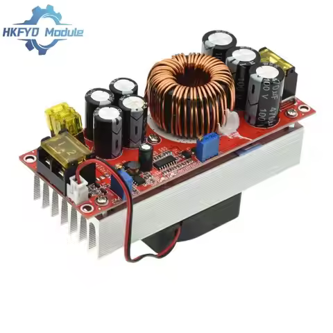 1800W 40A DC-DC Boost Converter Step Up Power Supply Module 10-60V To 12-90V Adjustable Voltage Char