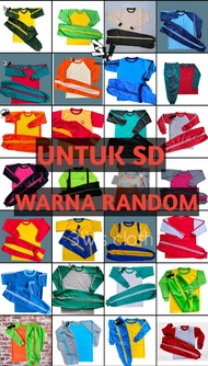 SERAGAM OLAHRAGA SD| KAOS OLAHRAGA SD| SETELAN OLAHRAGA SD | MERAH PUTIH / PUTIH MERAH SATUAN