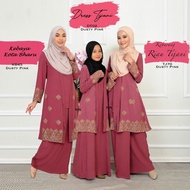 Baju Muslimah Raya Sedondon Ibu Anak | Baju Songket Sedondon Ibu Anak | Baju Raya Sedondon Tak Perlu