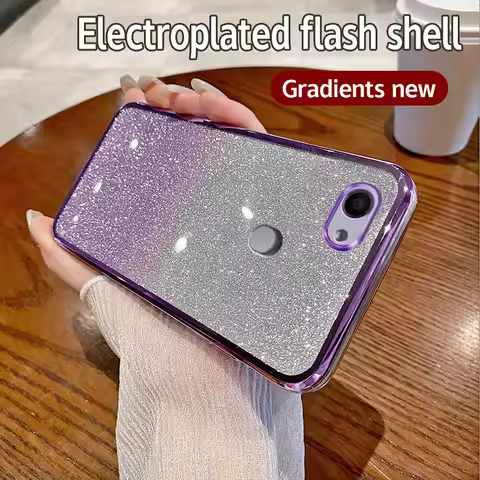 Fashion Glitter Bright Cover For OPPO F1S F5 F7 F9 F11 Neon Candy Shockproof Bumper Phone Protection