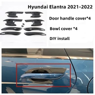 Hyundai Elantra 2021-2022 door handle cover carbon fiber door bowl