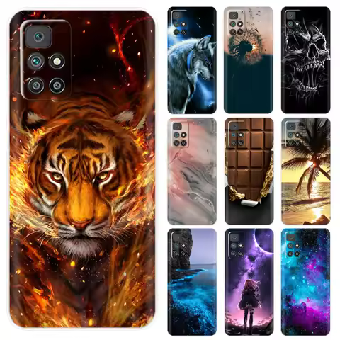 For Xiaomi Redmi 10 Case Shockproof Silicone Soft TPU Fundas Cases For xiaomi Redmi 10 2022 Cover Co