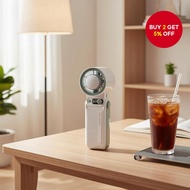 Foldable Mini AC Fan 8000mAh Turbo Handheld High-Speed Portable 30-Hour Cool Fan F5PRO