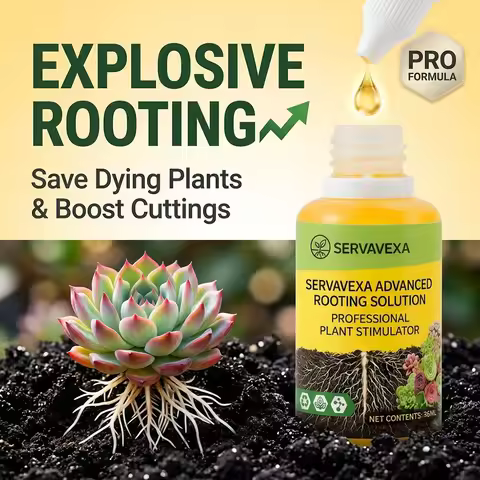 SERLAVEXA Liquid Plant Rooting Hormone Growth Fertilizer Solution for Houseplants Succulents Flowers