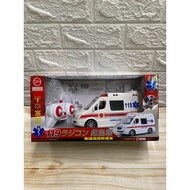 M9095 Police Fire Remote Control Ambulance ️ Must Use General Carbon Zinc Battery