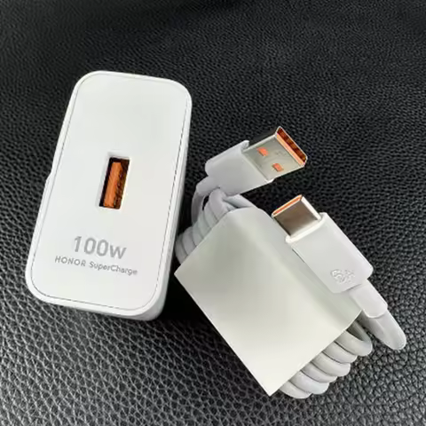 Magic 8 Pro 100W SuperCharge Fast Charger Original EU/US Power Wall Adapter 6A USB Type C Cable For 
