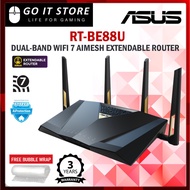 ASUS RT-BE88U BE7200 Dual-band WiFi 7 AiMesh Extendable Gaming Router