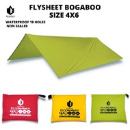 TENDA Flysheet 4x6 Meters Brand bogaboo Waterproof - Camping Tent Protective Coating - Tent flyshet