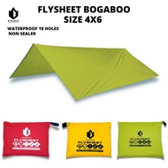 TENDA Flysheet 4x6 Meters bogaboo 19 Loops Waterproof bogaboo Brand - Camping Tent Protective Coatin