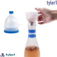 TYLER1 Protein Powder Funnel, 2 in 1 70ml Protein Powder Container, BPA Free Plastic 2 Layers Protei