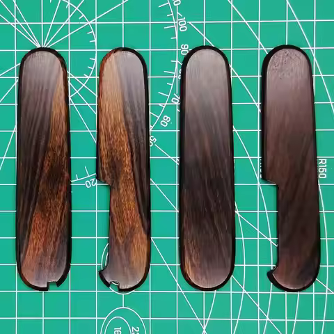 Handmade Desert Ironwood Handle Scales for 91mm Victorinox Swiss Army Knife EDC Mod