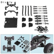 [Dickly] 1/12 RC Upgrades Kit Servo Mount Spare Part Aluminum Alloy Shock Absorber Tie Rod Mount for