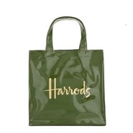 英國正品 Harrods pvc 防水購物袋