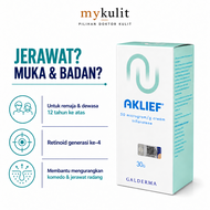 AKLIEF 50 microgram/g cream untuk jerawat muka & badan remaja & dewasa