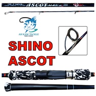 AHKAW - SHINO Ascot Fishing Hook 6'3 Feet Solid Carbon Blank Spinning Rod Jigging Joran Pancing Jora
