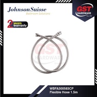 Johnson Suisse Double Interlock Flexible Hose (Length:1.5m) | Shower Hose | Bidet Hose | Bathroom Ac