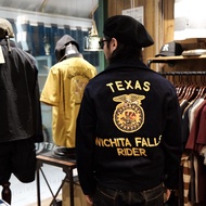 [Metal Mob] FFA American Agricultural Association Jacket Corduroy Embroidered Retro (Blue) vintage T