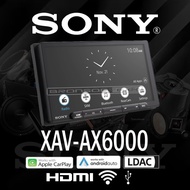 NEW Sony xav ax6000 ax 6000 wireless apple carplay headunit ldac 7"android