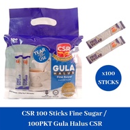 CSR Fine Sugar Gula Halus Packet Sachet 5g X 100 sticks