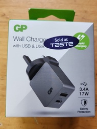 GP 快速充電 USB & USB-C 雙孔充電器