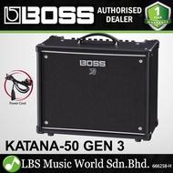 Boss Katana 50 Gen 3 50 Watt Amp Guitar Speaker Amplifier - (KTN-50 KTN 50)