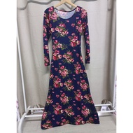 Preloved dress flower baju raya dress raya