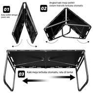 Tactical Hydraulic Folding Table 104CM Size 90CM/ Outdoor Folding Table Tactical Camping Table