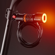 [LIS1] Bicycle Safety Lock Bike Motorcycle AntiTheft Elasticity Locks 5 Digits Combination Password 