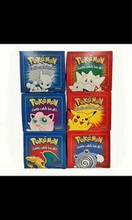Burger King Pokémon promo 1999 23K gold plate trading card 一套6款