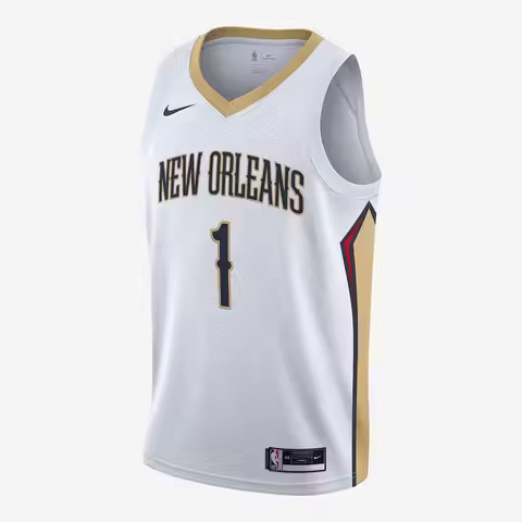 Nike Authentic New Orleans Pelicans NBA SW Men's Jersey CW3601-107