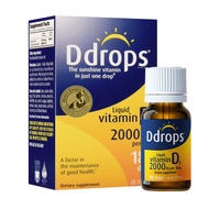 Ddrops Liquid Vitamin D3 2000 IU 5ml Malaysia Edition for people aged 50 and above specifically desi