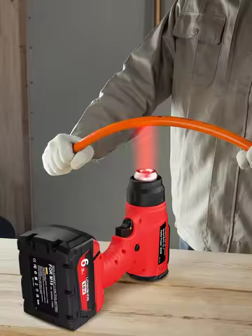 Cordless Heat Gun For Milwaukee M18 Battery Handheld Electric Hot Air Gun With Nozzles For Crafts Sh