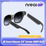 XREAL Nreal Air แว่นตาเออาร์อัจฉริยะ4K 3D HD 130นิ้วพื้นที่หน้าจอยักษ์โรงภาพยนตร์ส่วนตัวแบบพกพามุมมอง1080P โทรศัพท์วิดีโอคอมพิวเตอร์ Wangbaowang