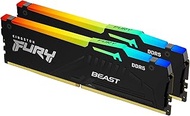 Kingston Technologies Kingston FURY Desktop PC Memory DDR5 5600MT/s 2 x 32GB Kingston FURY Beast RGB