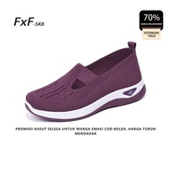 [20000+ BELI] FXF-SK8 Kasut Unisex Tapak Rata, Boleh Pakai ke Masjid，Saiz 36-43, Design 2-Kegunaan (