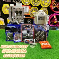 BAJET V1+ SPEC 65 NLK PERFORMANCE COMBO SET SUPERHEAD 22/25 BIASA SPEC 65 Y15ZR LC135 LCV8 NLK BLOCK