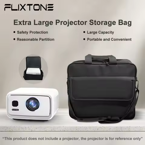 Flixtone D10S Projector D9W Ultra Projector Carrying Case, Projector Bag Suitable for Large Projecto