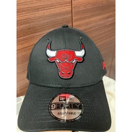 NE 9 Forty Team Chicago Bulls Black Cap Baseball Cap Strapback Adjustable