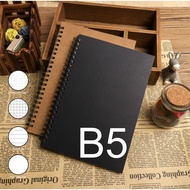 Notebook Journal Book White Notebook Hvs B5 Stripes/Line Square/Grid Dots/Dotted