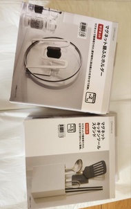 全新 Nitori 廚房用磁吸式配件 琺瑯板配件 可貼雪櫃 收納配件