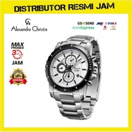 TERBARU Jam Tangan Pria Alexandre Christie AC 6141 MC AC6141 Silver