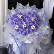 Seven-Layer Reviving Rose Soap Flower Preserved Flower Bouquet Soap Flower Gift Box Premium Decorati