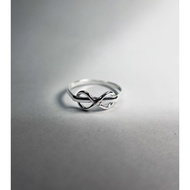 BEUNI HANDMADE PREMIUM 999 SILVER RING ANTIRUST NO ALLERGIC WATER PROOF WITH 999 MARK 999 SILVER