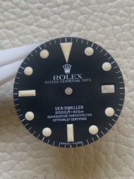 Used Rolex Sea-dweller 1665 service dial