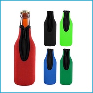 Beer Bottle Insulated Sleeve Beer Bottle Holder Sleeve Insulated Beer Bottle Holder Zip-Up Bottle Jacket Thick tongsg tongsg