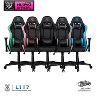 NUBWO Gaming Chair L117 มีให้เลือก 5 สี ปรับได้ 180 องศา เก้าอี้เกมมิ่งเพื่อสุขภาพ เบาะนั่งสบาย ของแท้มีรับประกัน 6 เดือน Blue One